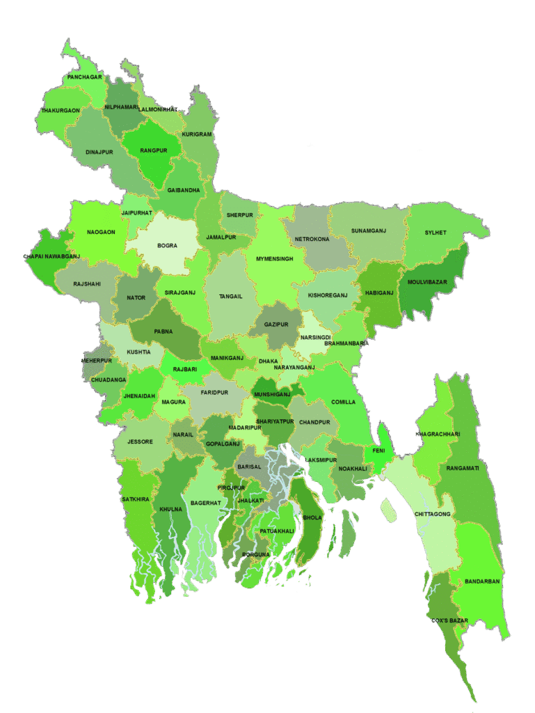 Bangladesh Coverage Map