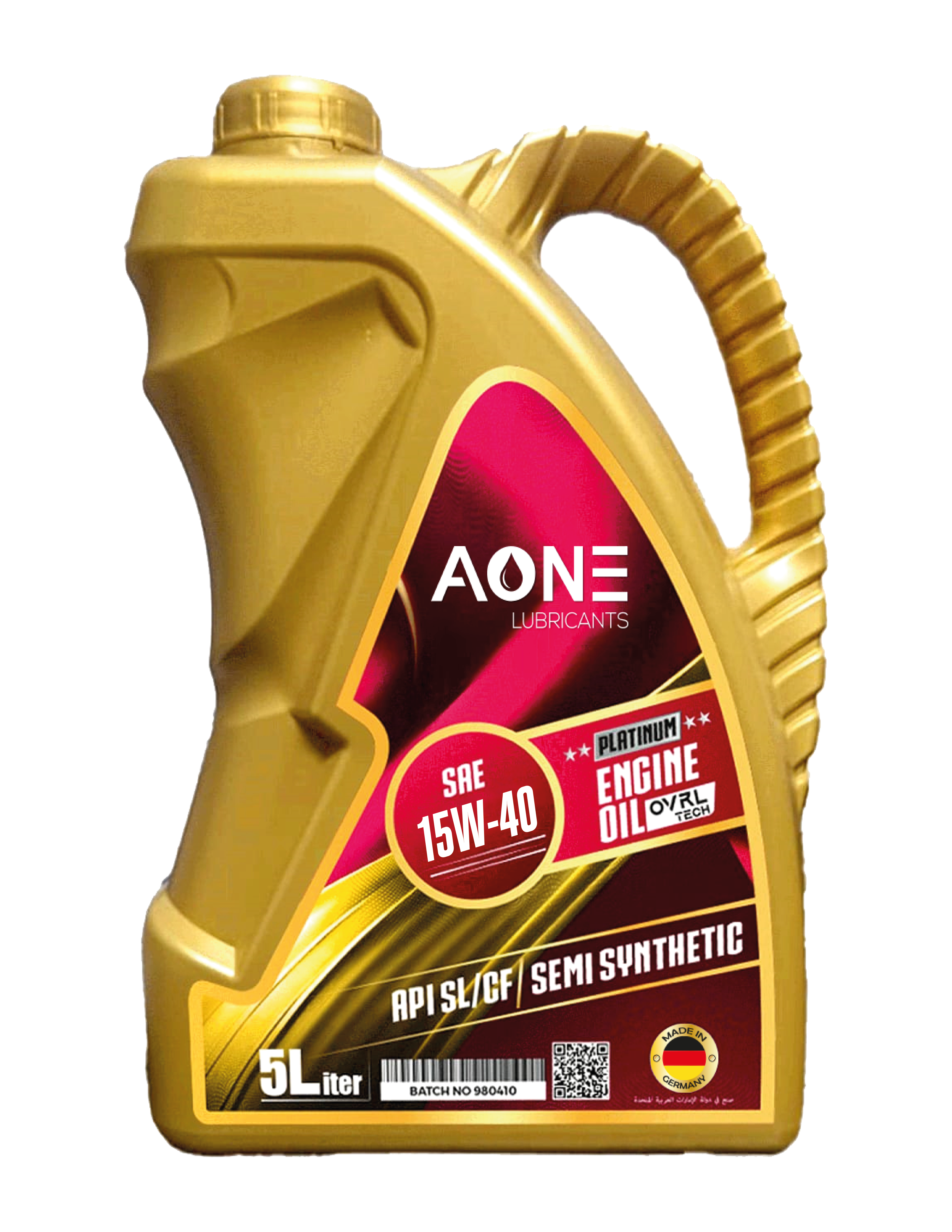 AONE Platinum Engine Oil SAE 15W-40 (OVRL TECH)